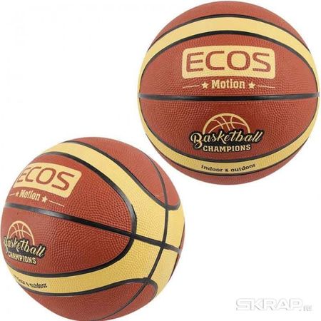 Мяч баскетбольный ECOS MOTION BB105 998189 (№7, 12 панелей) Скр.