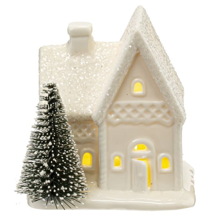 Фигурка "Домик" 806090 с подсветкой (7,5*6*8см.)