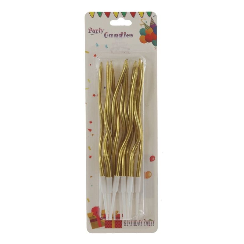 Свечи тортовые (набор 12шт.) 818177 (6,5*1,5*20см.) Р