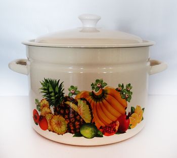 Кастрюля эмал.  8л. 41804-202/6 Керчь