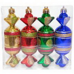 Подвесн.украш. "Конфеты" PS12-4-1961 (набор 4шт.) 12см. 101711Скр