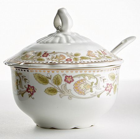 Сахарница MH075E "Оливия" 250мл. с ложкой Дел.