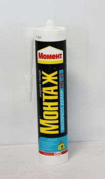 Клей "МОМЕНТ МОНТАЖ" Экспресс Dekor (Жидкие гвозди) 989415 400гр.