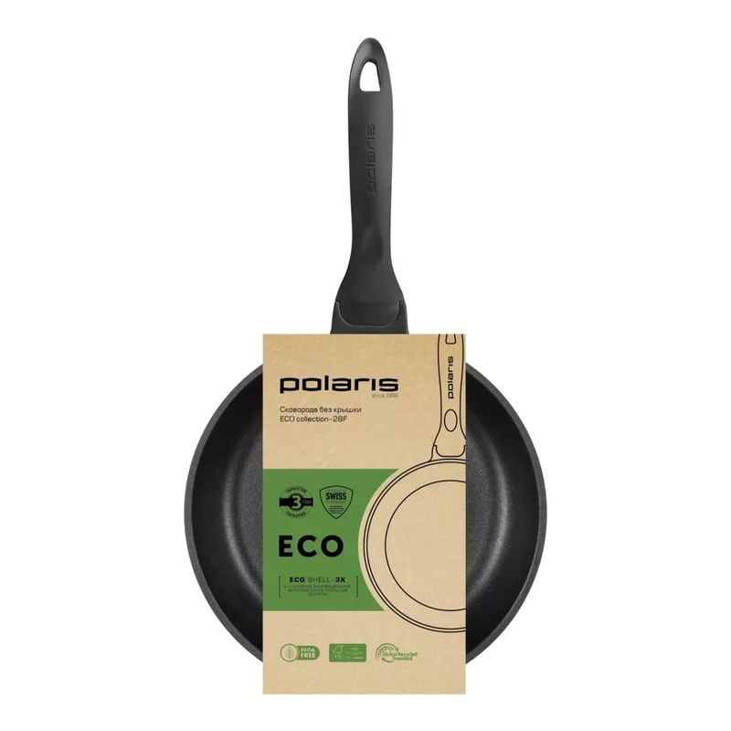 Сковорода ECO collection-28F d28см б/крышки (лит.ал. а/пр. покр.) фиолет. POLARIS Сковорода ECO collection-28F d28см б/крышки (лит.ал. а/пр. покр.) фиолет. POLARIS