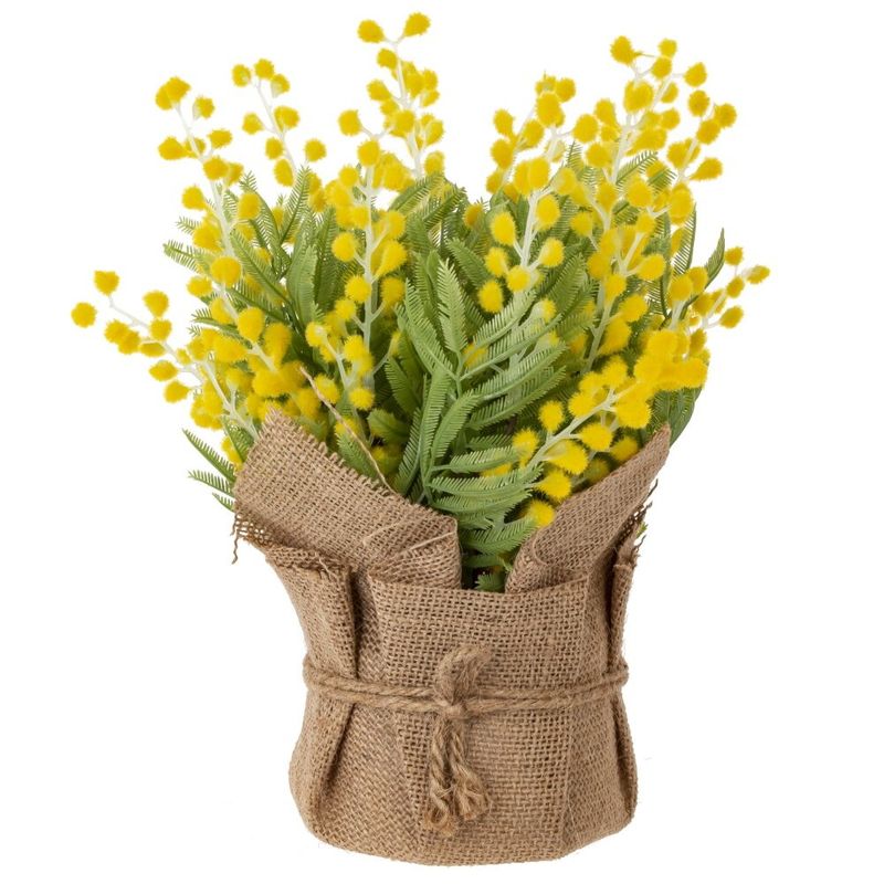 Цветок искусственный 816361 "Мимоза" в горшке h=26см (Р)