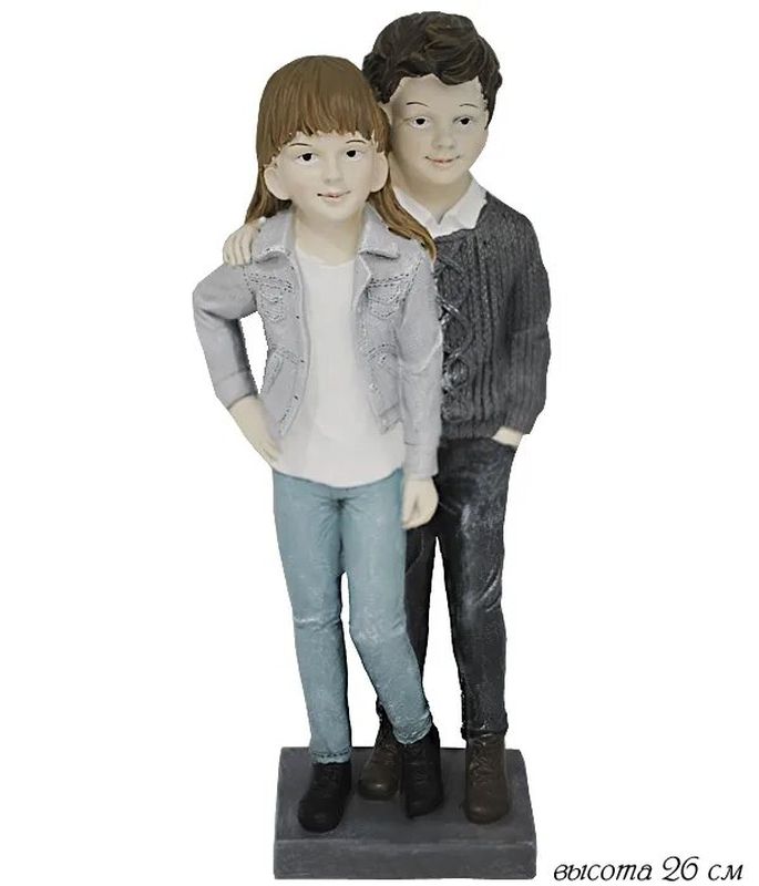 Фигурка "Мальчик с девочкой" 206-001 полистоун