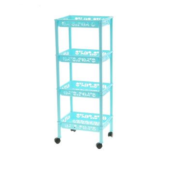 Этажерка 4секц. "Keeplex Light" ПЦ2827 прямоуг. малая (37*29*93,5см.)