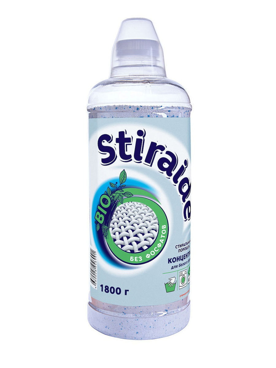 Стиральный порошок-концентрат STIRAIDE 1,8кг. д/белого белья) ВХ+