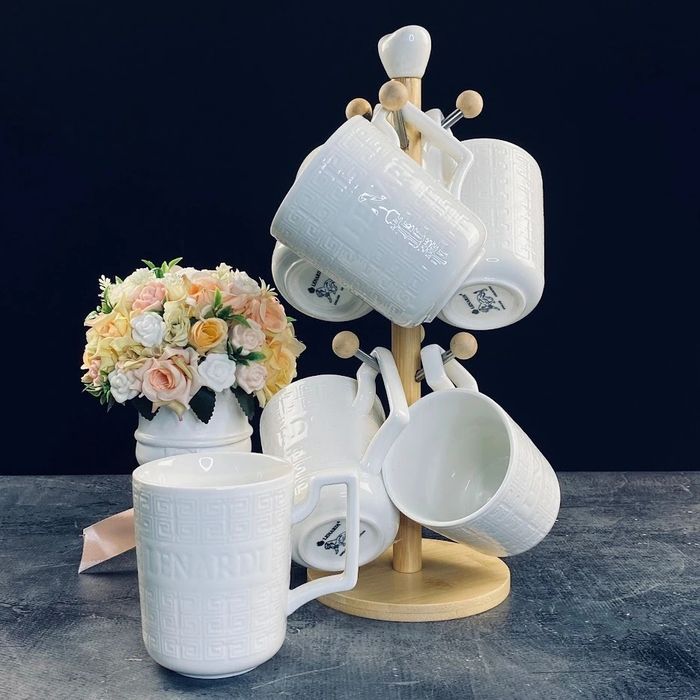 Набор кружек 140-117 Bamboo (6шт.) на бамб. подст.(подар. уп.)