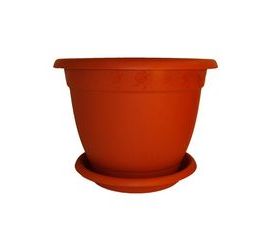 Горшок д/цв. "Борнео"  2,1л. d190мм. (мрамор) с подд. ПЦ42019