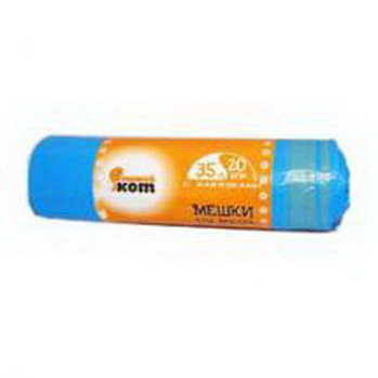 Мешки д/мусора  35л. (20шт/рул.) ПНД с завязками 310326 Скр.