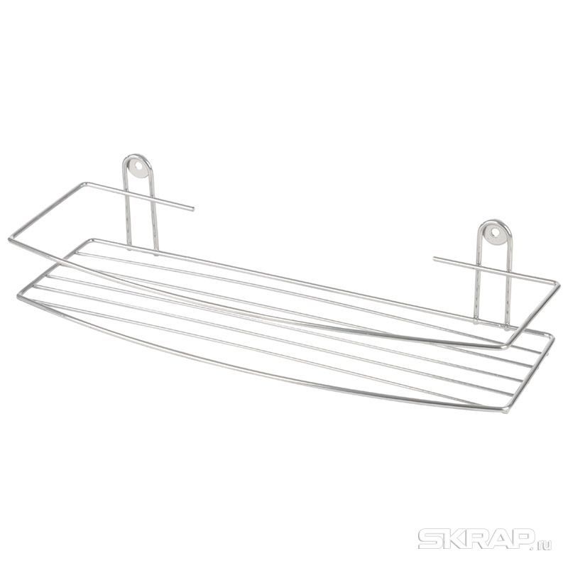 Полка д/ванной LECCO 310850 (7,5*35*13см) Скр.