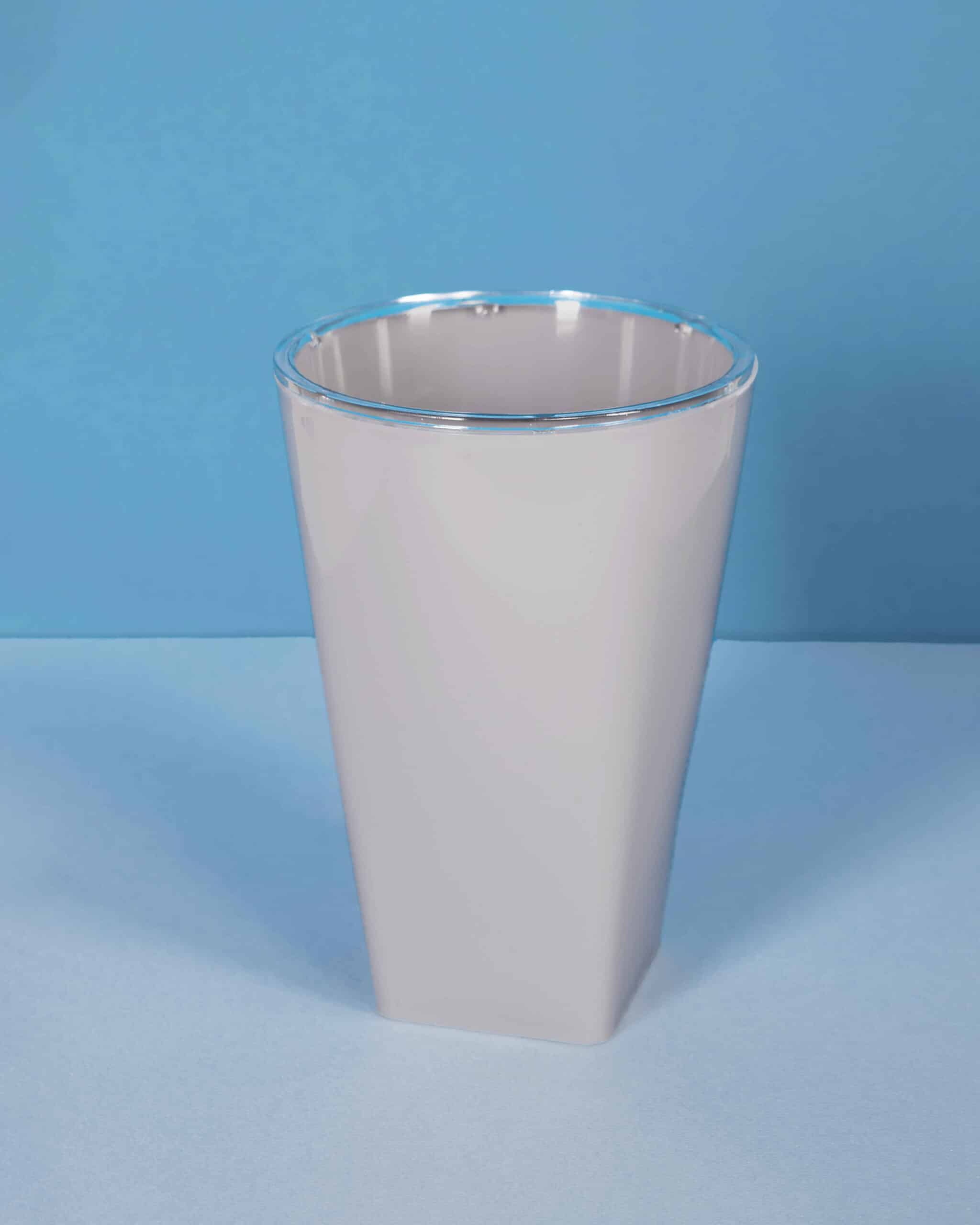 Кашпо ГРЕЙС 2,7л. с фитильным поливом+вкладка 1951 (прозрачный)