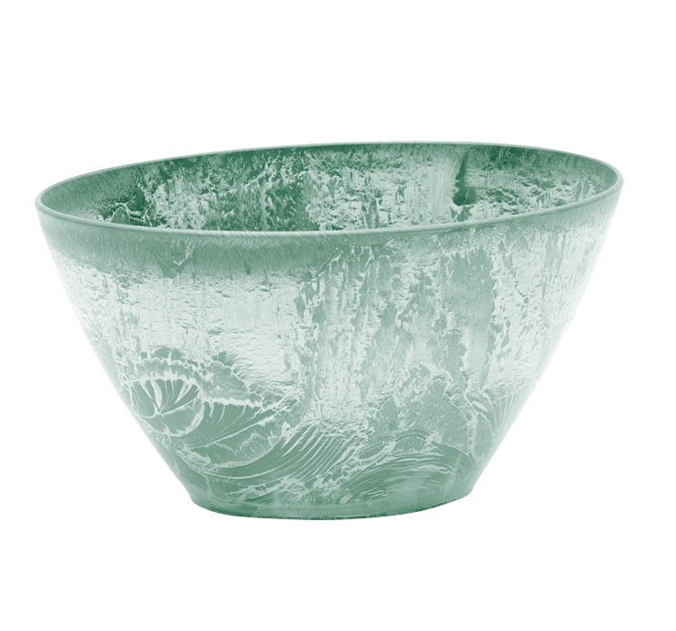 Кашпо МИКРИТ  1,4л. овал. КН3108ЗС (зеленый слайн)