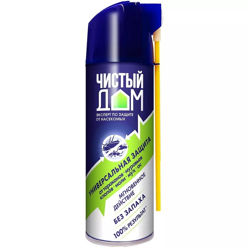 Аэрозоль от клещей ЧИСТЫЙ ДОМ 02-002 (ТЭ)