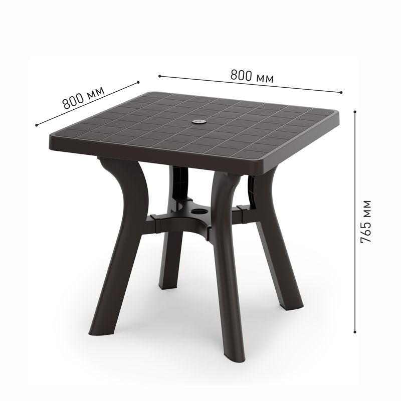Стол "Атлант" квадрат. (800*800мм.) М8941 (мокко)