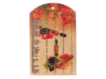 Доска сувенирная фанера (250*400мм.) таблица меры и веса МД-42 (С-П)