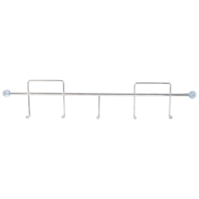 Вешалка с 5-ю крючками BASIC 110760 (самоклеющ. основа, хром)Скр.