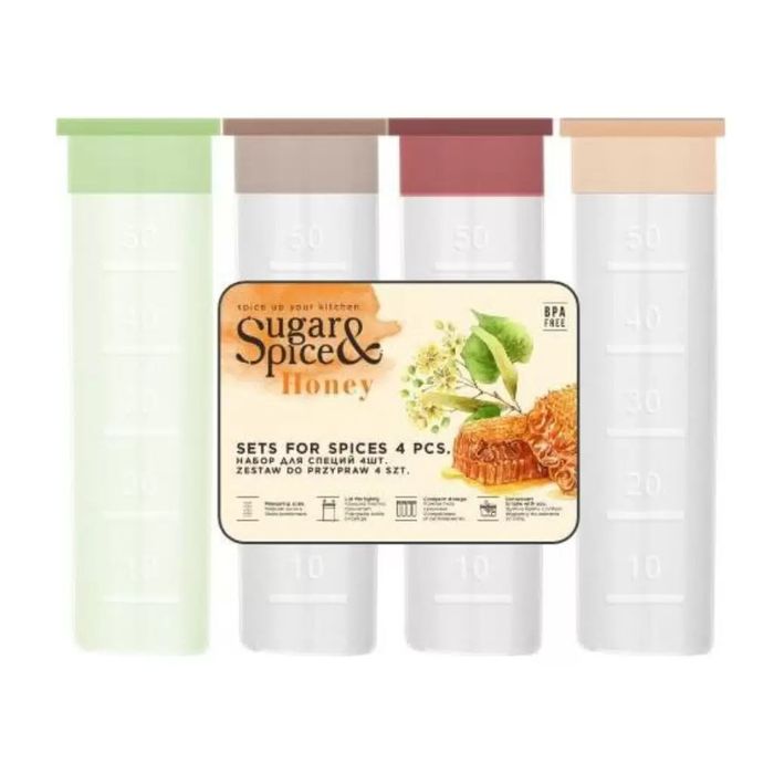 Набор д/специй ПЦ1123 Sugar&Spice Honey (4шт.)
