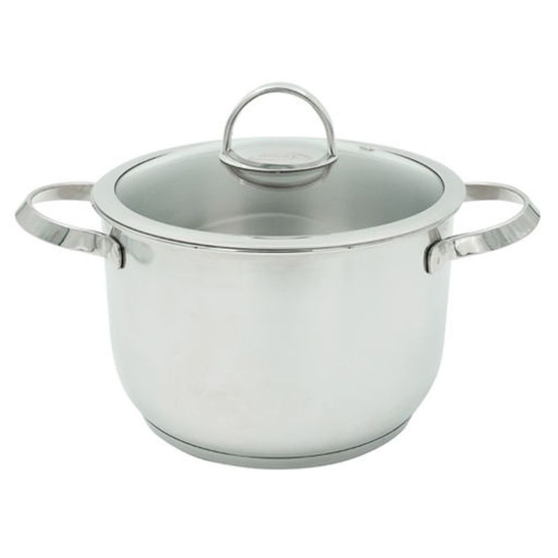 Кастрюля нерж.  5,0л. ТРС-3 3с167 "Фостер" прут.руч. ст/крышка  Аша