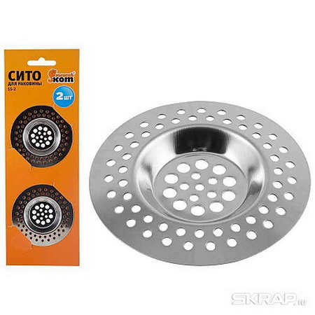 Пробка-сетка в мойку 310861 SS-2 (2шт.)Скр