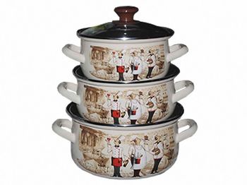 Набор "Сомелье-ЭКСТРА" (3к.: 1,6/2,1/3л. ст/крышк.) Керчь