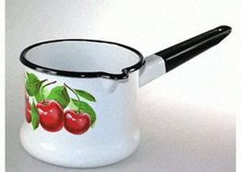 Ковш эмал. 1,0л. б/крышк. метал.руч. 90104-072/4 Керчь