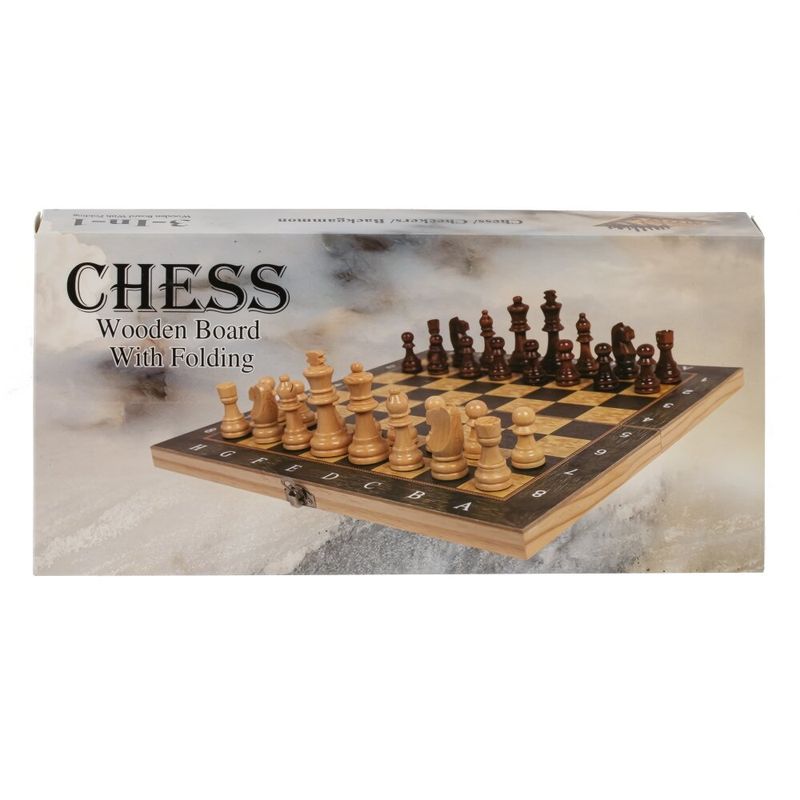 Набор игр 817709 3в1 (шашки, шахматы и нарды) 24*12*3см Р.