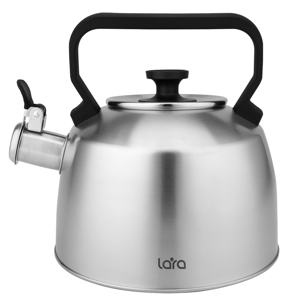 Чайник нерж. LARA LR00-88 2,3л. со свист.