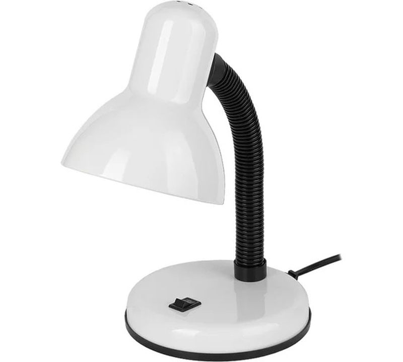 Лампа настольная General GTL-027-60-220 на основании, h=335мм,белый,