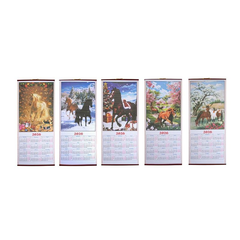 Календарь бамбук полотно 584-103 (32*76см.) Гала Календарь бамбук полотно 584-103 (32*76см.) Гала