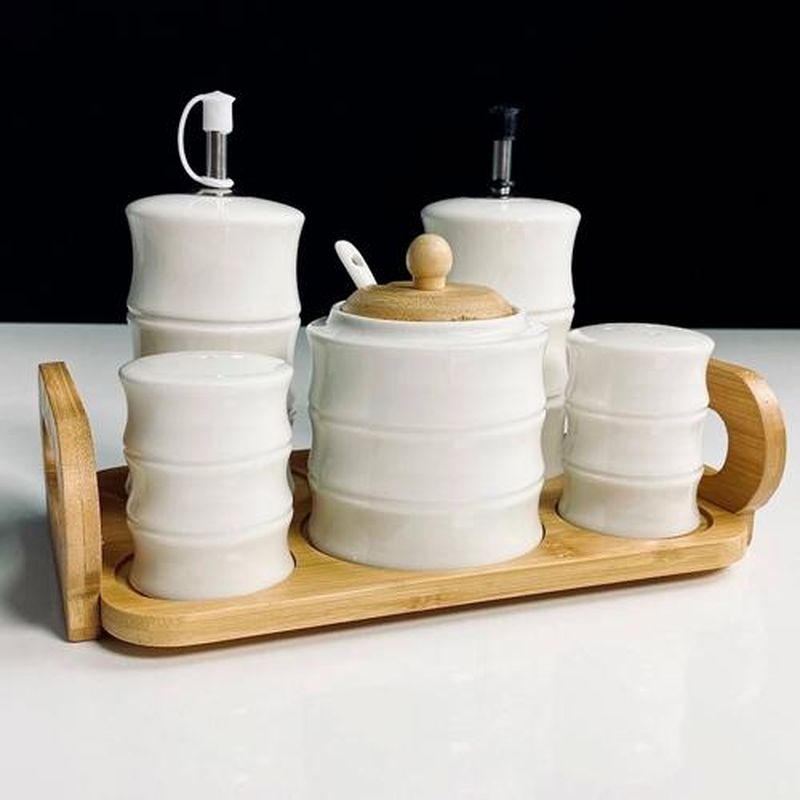 Набор д/специй 140-162 BAMBOO (5пр. на бамб. подставке) (подар. уп.)