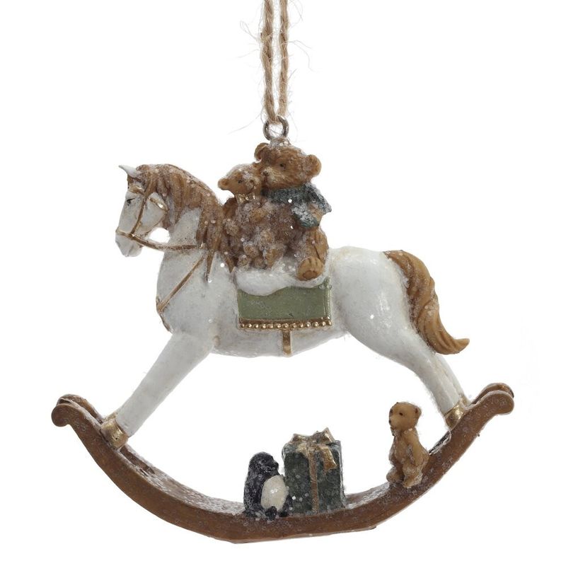 Подвесн.украш. "Лошадка-качалка" 824225 (8,5*1,5*7,5см )Р
