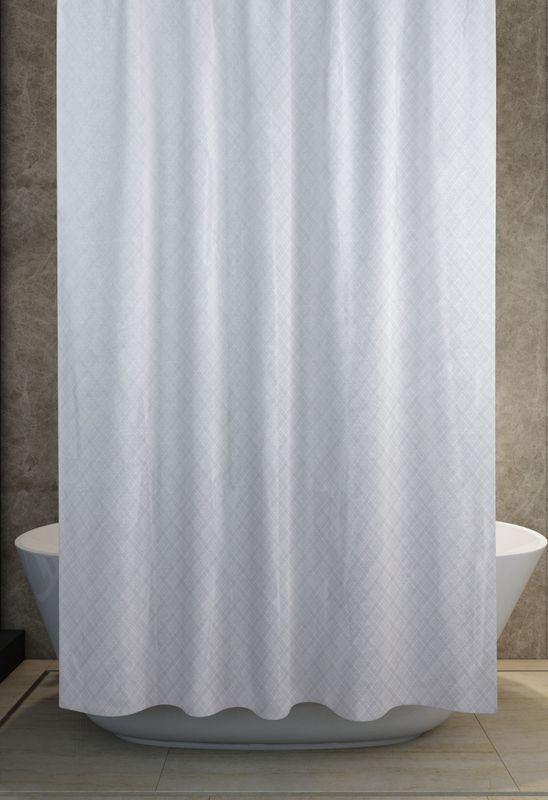 Занавес д/ван.комн. 180*180см. 11492 Карбон ВТ-829213 М.