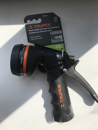 Пистолет поливочный PR-208 18477/1 (8 реж.)+коннектор