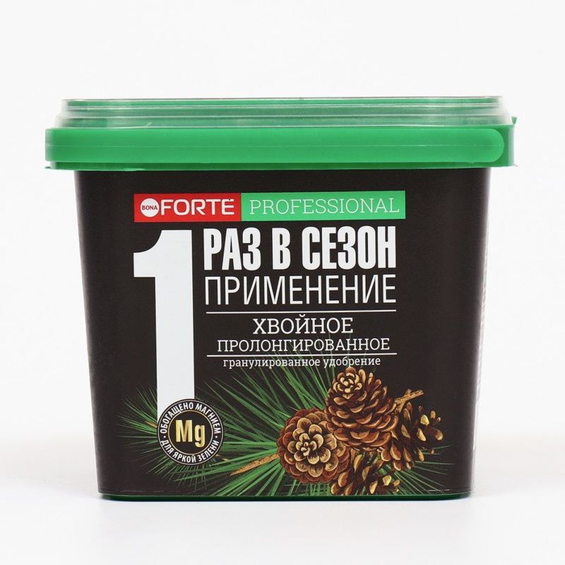 Удобрение Bona Forte ХВОЙНОЕ (осень) 1,0л. BF23020081 пролангир. с биодоступным кремнием (Х)