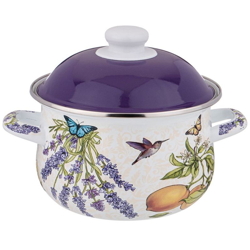 Кастрюля 934-546 2,0л. "Прованс. Лимоны" эмал. ВД