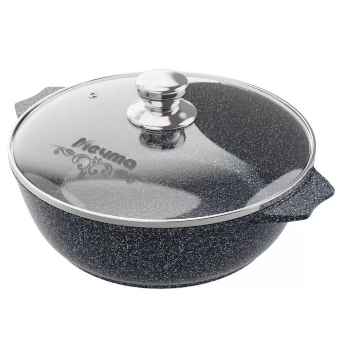 Кастрюля-жаровня Мечта 3,0л. 33803И а/пр. "Гранит Star" (индукционная)