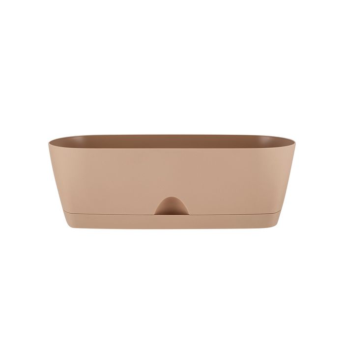 Ящик балконный "InGreen Amsterdam" 40см. ПЦ6205МШ (молочный шоколад)