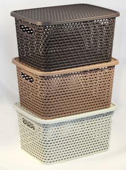 Ящик РОТАНГ 23л. с крышк. 450*300*265мм. КН2371