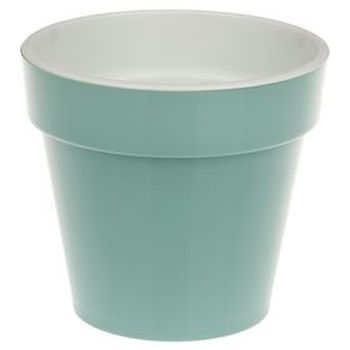 Кашпо ПОРТО 1,0л. со вставкой 0060 (нефритовое) ДП