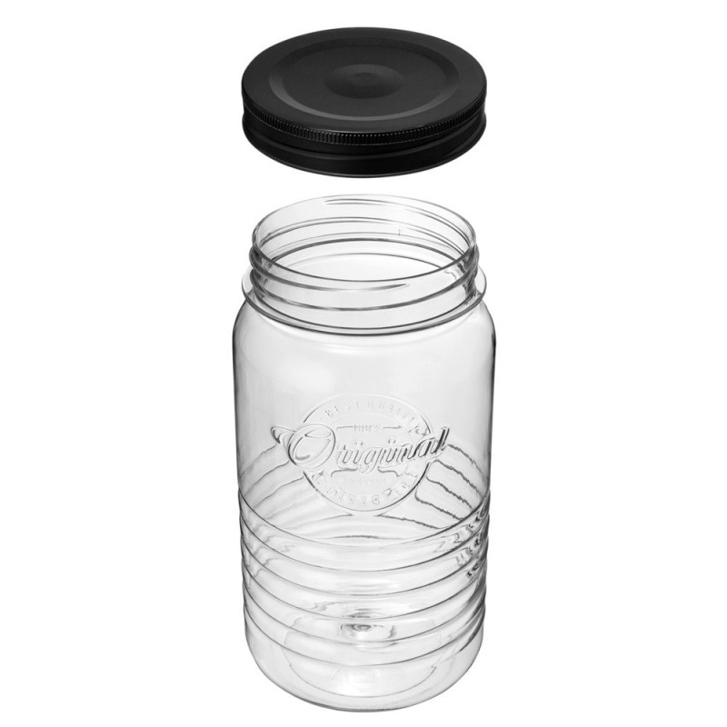 Банка круглая с эмбоссингом БП02002 ORIGINAL 1,3Л