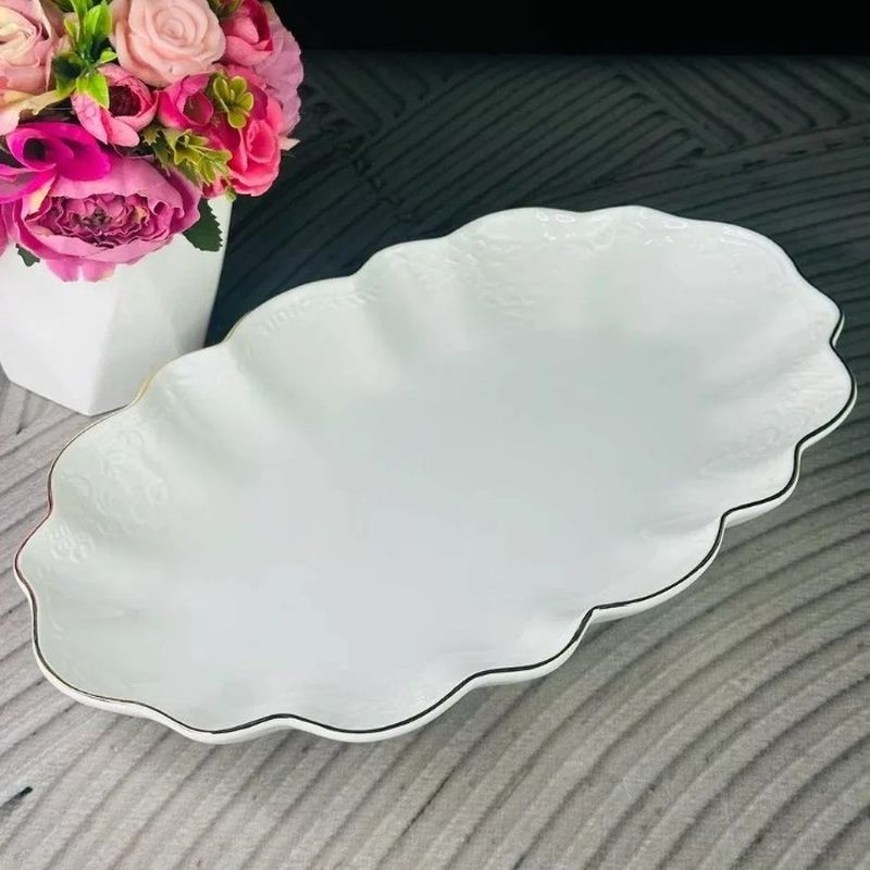 Блюдо 226-186 "Maria Gold" 26,5см. (подар.уп.)