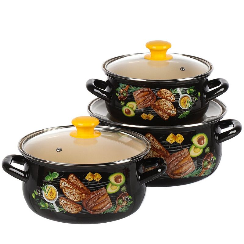 Набор "Чиабатта-1-ЭКСТРА" (3к:2,0/3,0/4,0л. ст/крышк.) Керчь