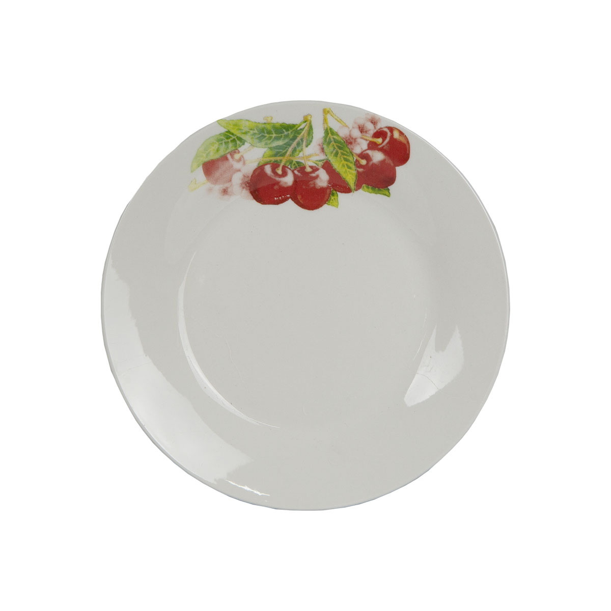 Тарелка мелкая т7-3115ц "Вишенки"d=17,5см (96шт/кор.)