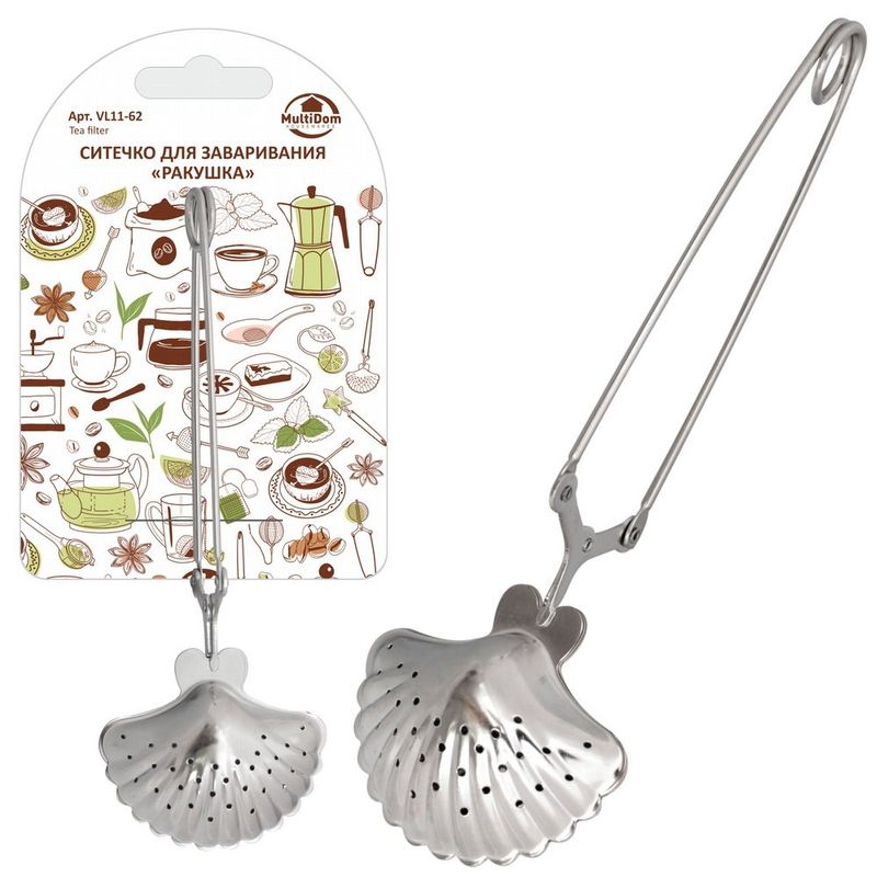 Ситечко д/чая "Ракушка" AN11-62 Мд