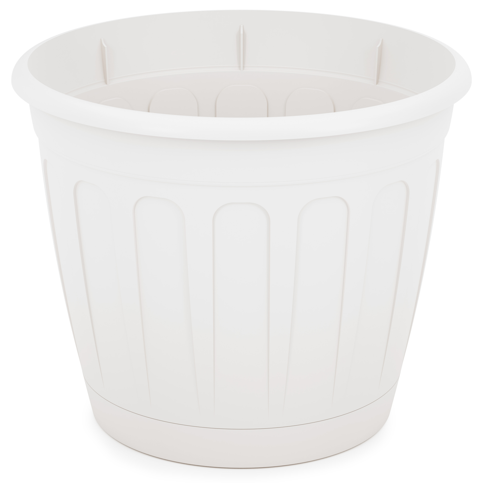 Горшок д/цв. "Дионис" 3,6л. с подд. М8247 (белый)