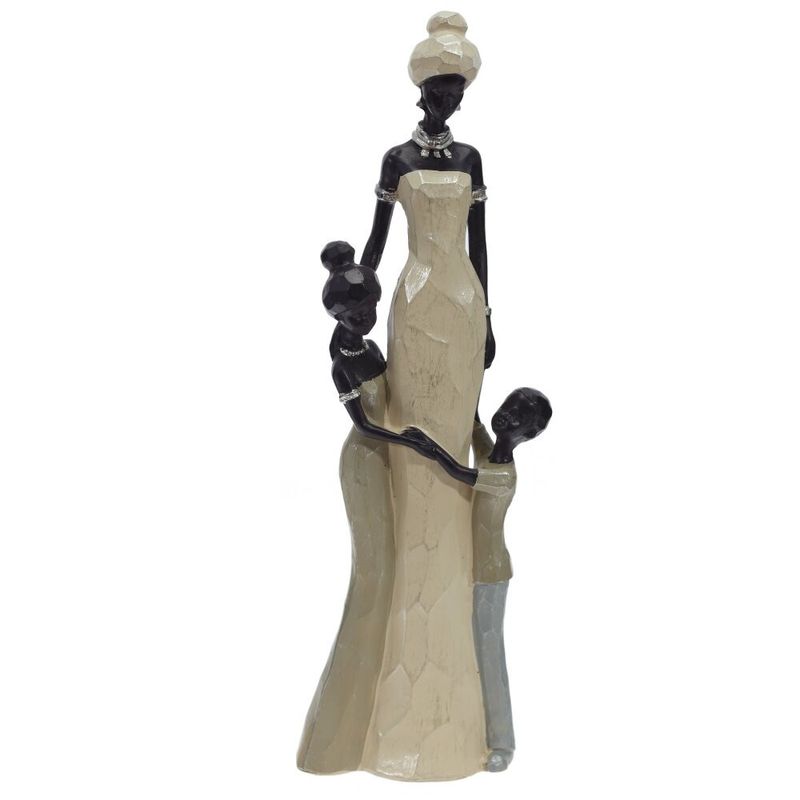 Фигурка "Африканка с детьми" 815018 (9*5,5*30см.) Р