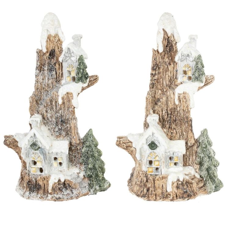 Фигурка "Домик" 822540 с подсветкой (12*9*20см.)