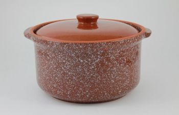 Горшок-сотейник 1,0л. "Мрамор" коричн. 1ГС3мк-2 Л К